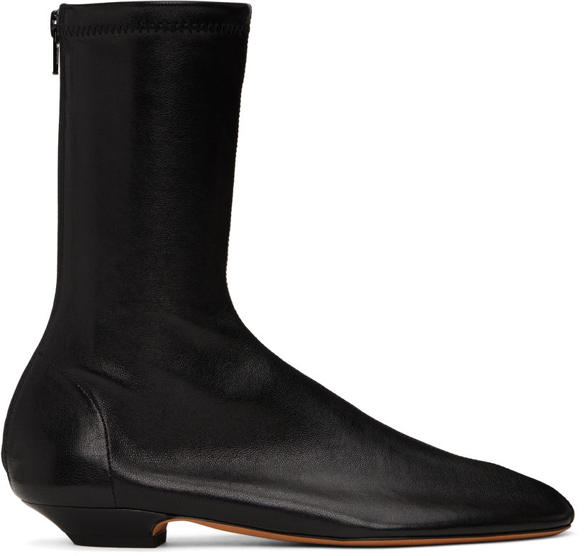 Tennarit ja kengät Khaite Khaite Apollo Flat Ankle Boots Musta | F1082-836
