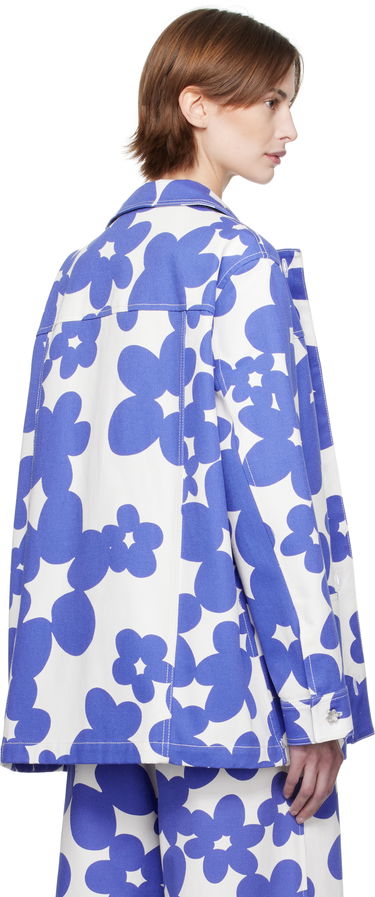 Takki Marni Marni Dillies Print Jacket Sininen | JKMA0347S0 UTC462, 2