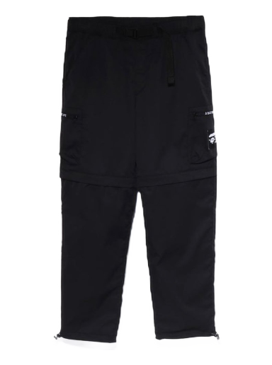 Housut BAPE Side Pocket Detachable Relaxed Fit Pants Musta | 1I80-152-007