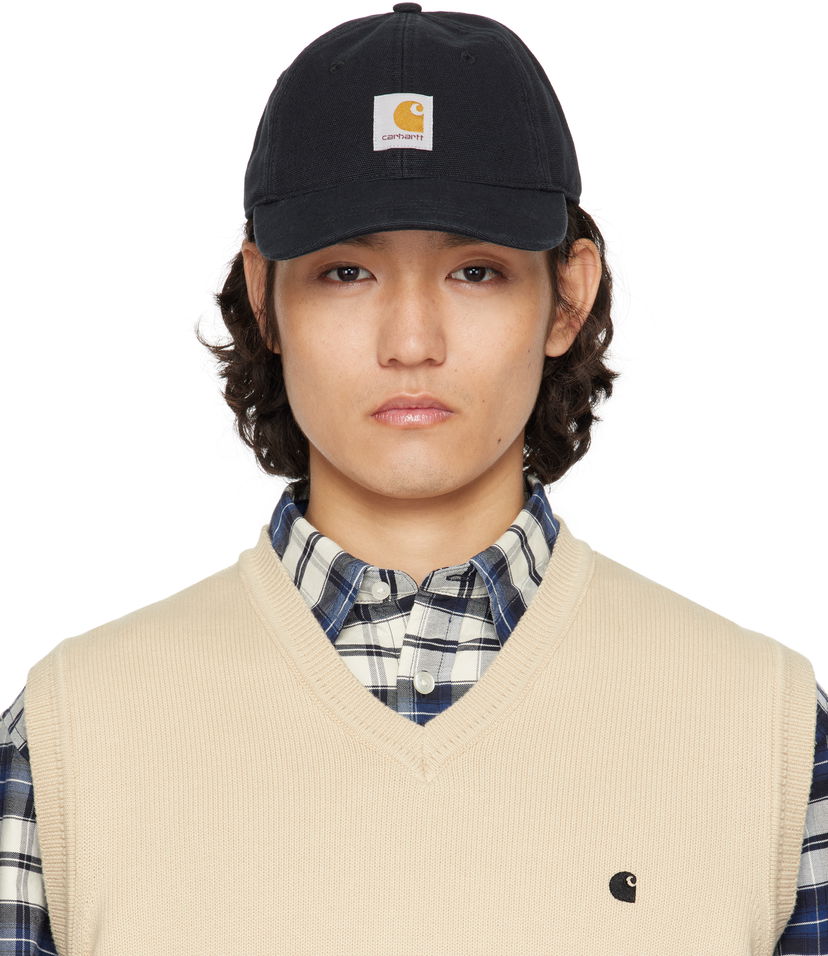 Korkki Carhartt WIP Icon Baseball Cap Musta | I033359