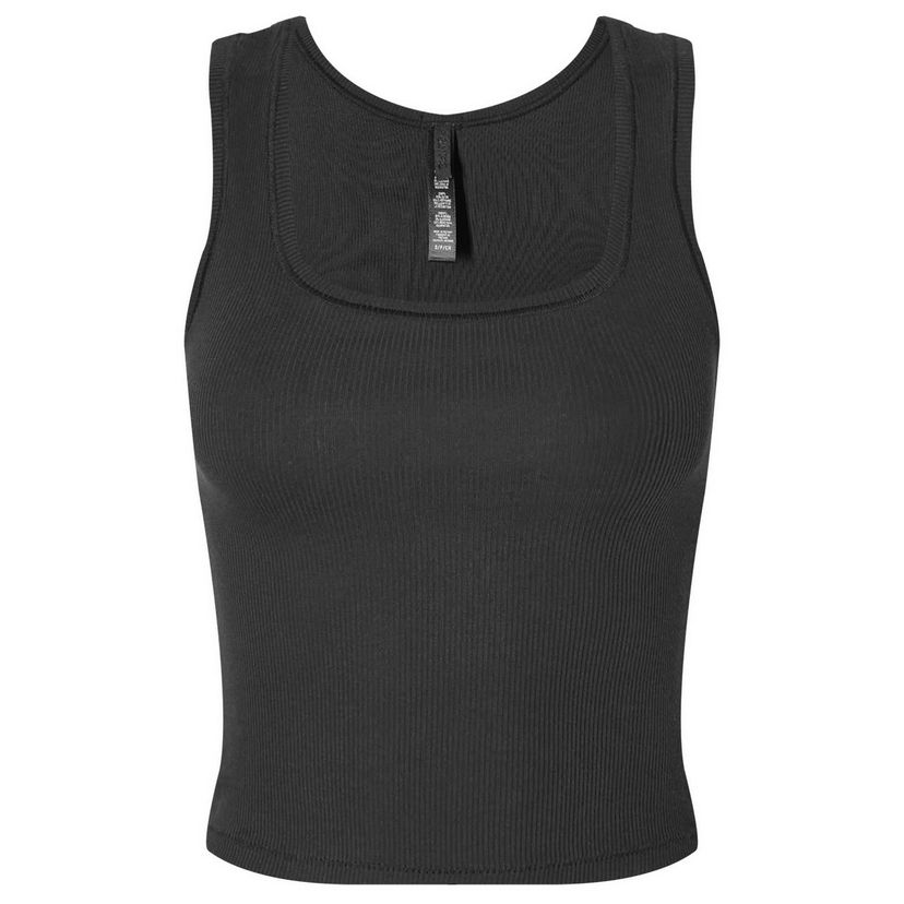 Tankkitoppi SKIMS Rib Tank Musta | AP-TNK-0038-ST