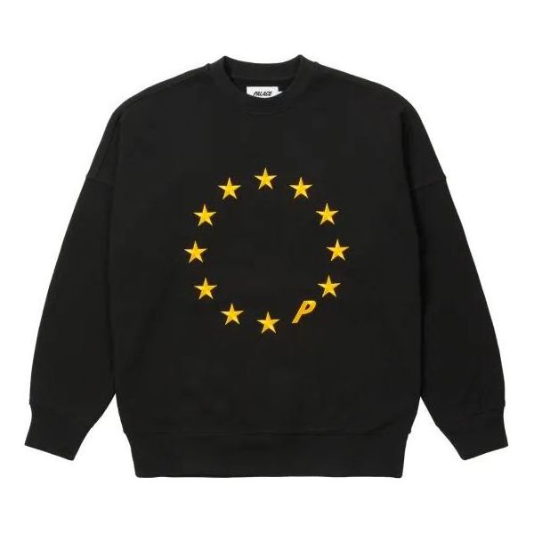 Huppari Palace Palace Eu-Don Crew Sweatshirt Musta | P21CS052