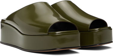 Asusteet The Row The Row Emi Flatform Sandals Vihreä | F1597-L604, 3