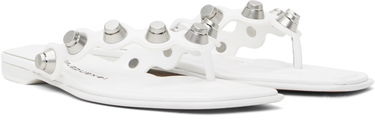 Tennarit ja kengät Alexander Wang Alexander Wang Rexa Thong Flat Sandals Valkoinen | 30225S008, 3