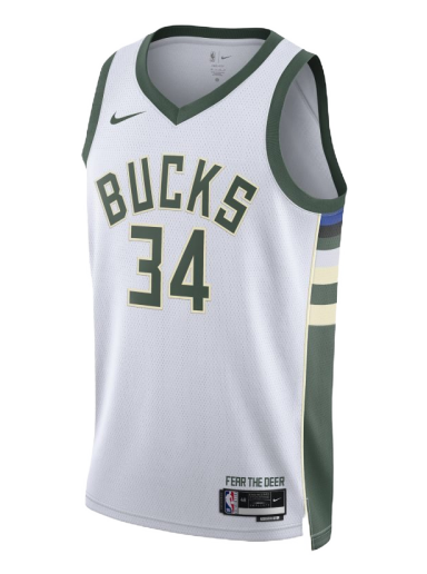 Jersey Nike Milwaukee Bucks Association Edition 2022/23 Dri-FIT NBA Swingman Jersey Valkoinen | DN2084-100