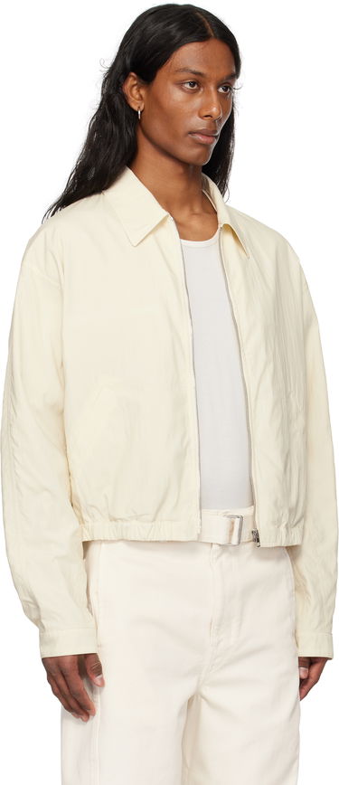 Takki LEMAIRE Lemaire Zipped Cropped Jacket Valkoinen | OW1124 LF1370, 1