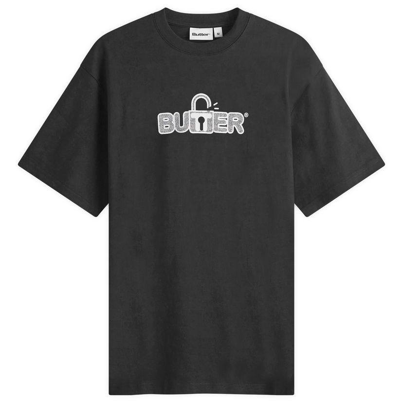 T-paita Butter Goods Goods Lock T-Shirt Musta | BG243105-BLK