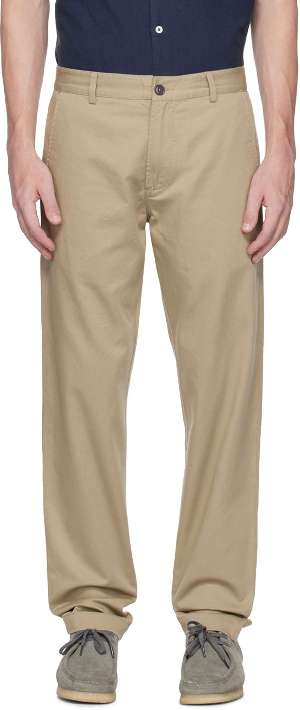 Housut Universal Works Universal Works Aston Trousers Beige | 00130