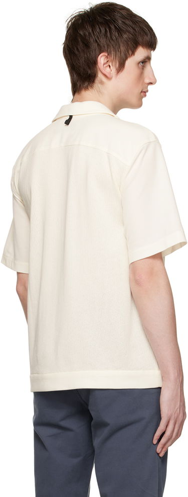 Paita rag & bone Rag & Bone Avery Knitted Shirt Valkoinen | MBC23PT003MS03, 2