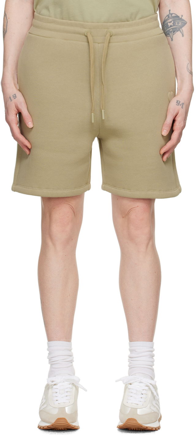 Shortsit AMI Paris de Cœur Shorts Vihreä | USO325.749