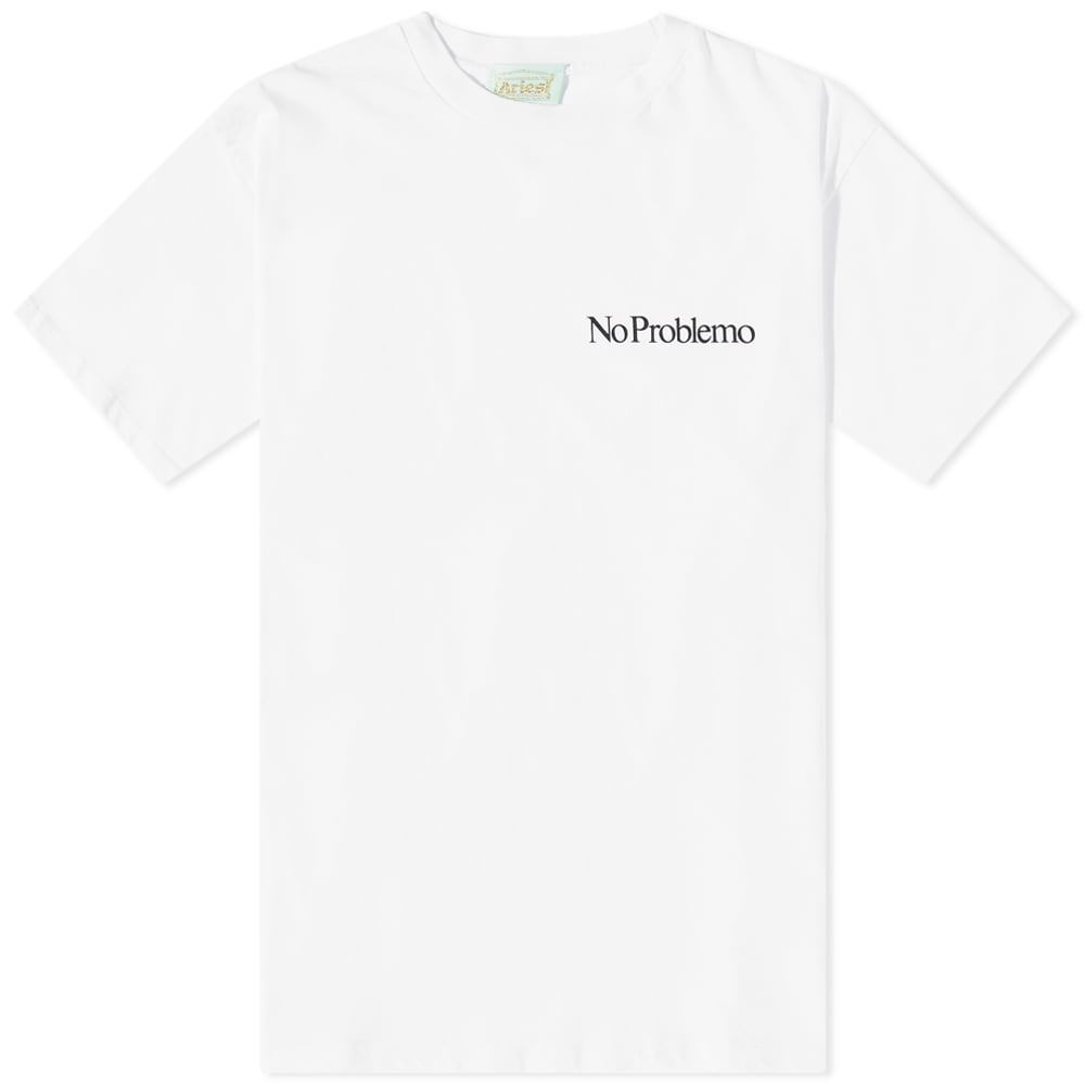 T-paita Aries Mini Problemo Tee Valkoinen | COAR60009-WHT, 0