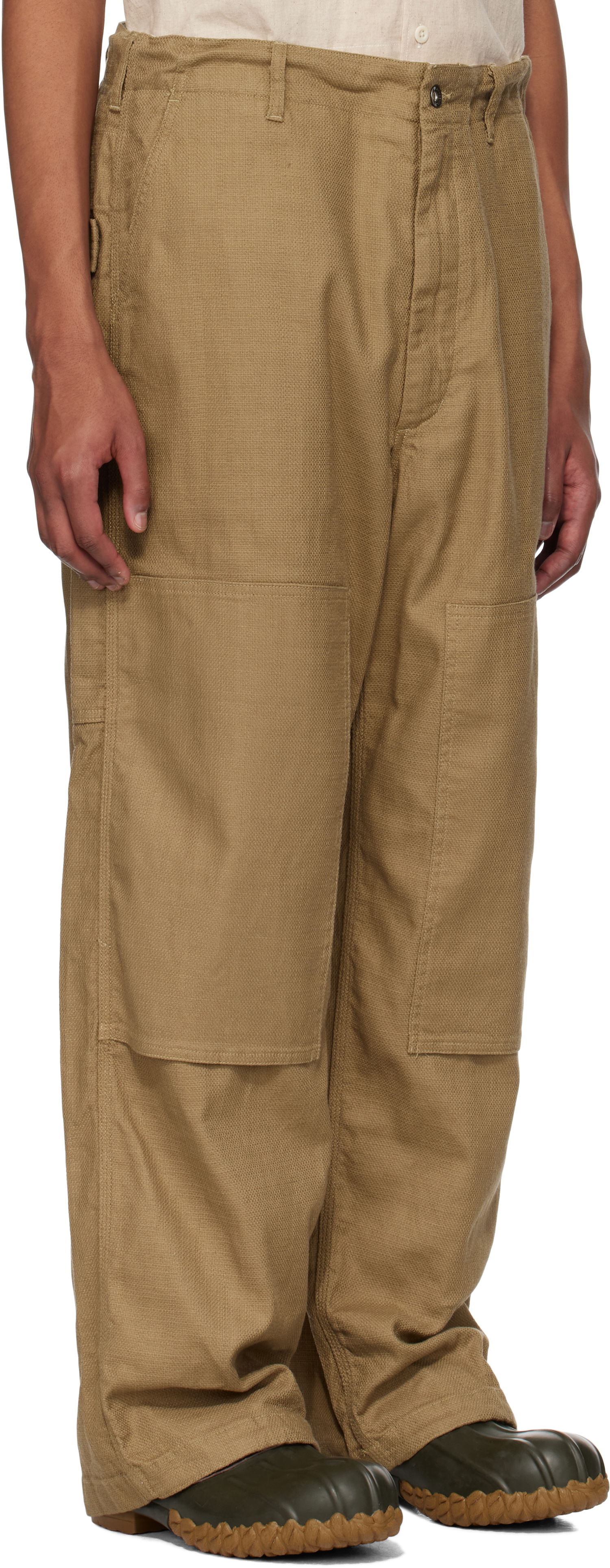Cargo housut Engineered Garments Engineered Garments Painter Trousers Ruskea | 25S1F005, 1