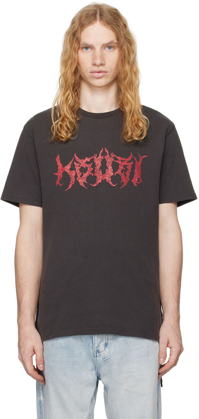 T-paita Ksubi Sabbath Kash T-Shirt Musta | MFA24TE002