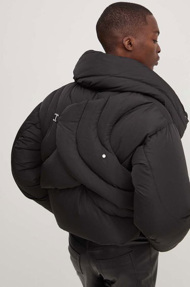 Puffer takki HELIOT EMIL Oversized Puffer Jacket Musta | HE.W.02.073.BLK01, 1