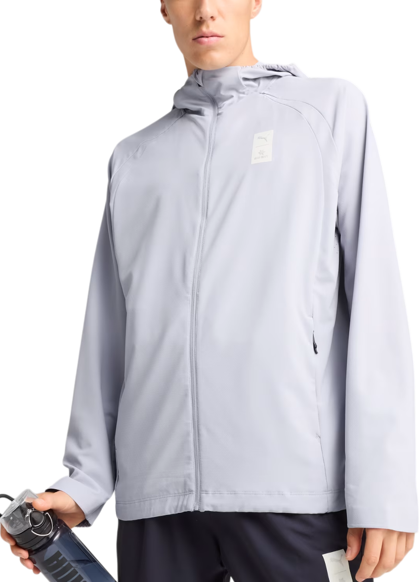 Tuulitakki Puma Puma x Saysky Hooded Running Jacket Harmaa | 526842-71