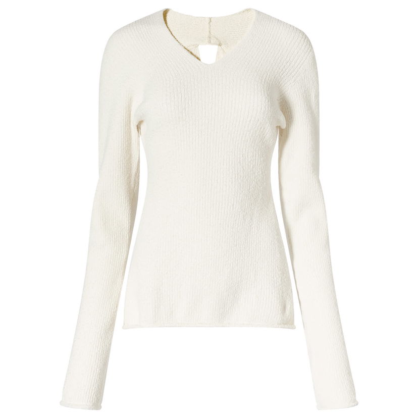 T-paita AXEL ARIGATO Tube Rib Knit Top Valkoinen | A0948002-ECRU