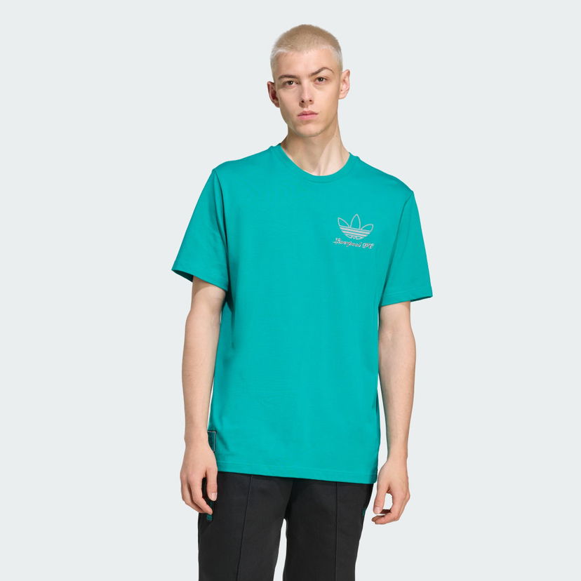 T-paita adidas Performance Liverpool FC Terrace Icons Graphic Turkoosi | JW4137