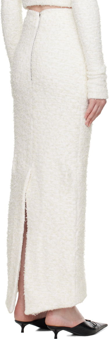 Hame Balenciaga Balenciaga Tweed Maxi Skirt Valkoinen | 796952 T3328, 2