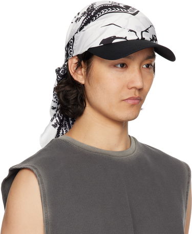 Korkki We11done We11done Bandana Scarf Cap Musta | WD-AH1-25-435-U-WH, 1