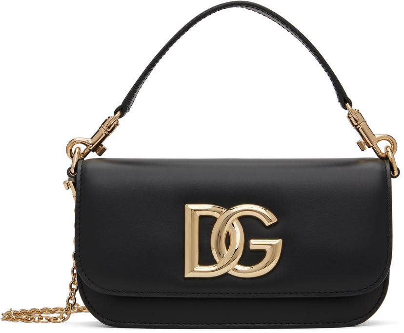 Käsilaukku Dolce & Gabbana Dolce&Gabbana 3.5 Crossbody Bag Musta | BB7603 AW576