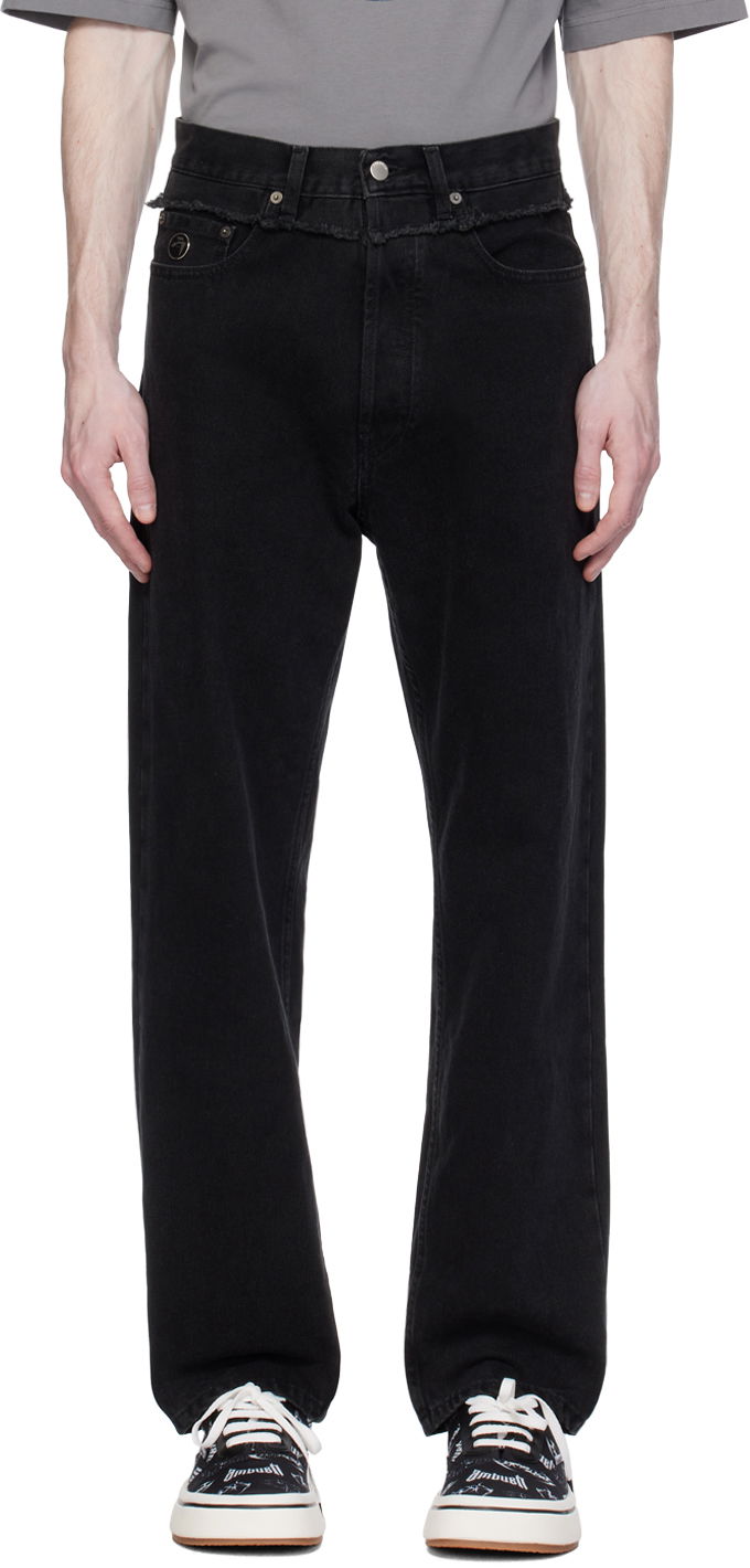 Jeans Ambush Waist Detail Jeans Musta | BMYB003S24DEN0011100
