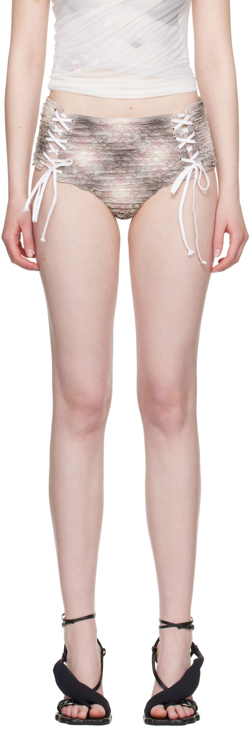 Pikkuhousut Collina Strada Collina Strada Lace Up Panty Briefs Monivärinen | XX6037