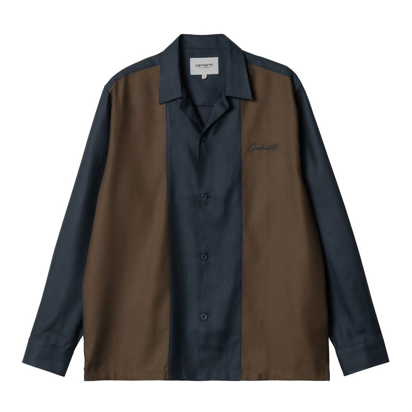 Paita Carhartt WIP Long Sleeve Relaxed Fit Shirt Ruskea | I034381_9