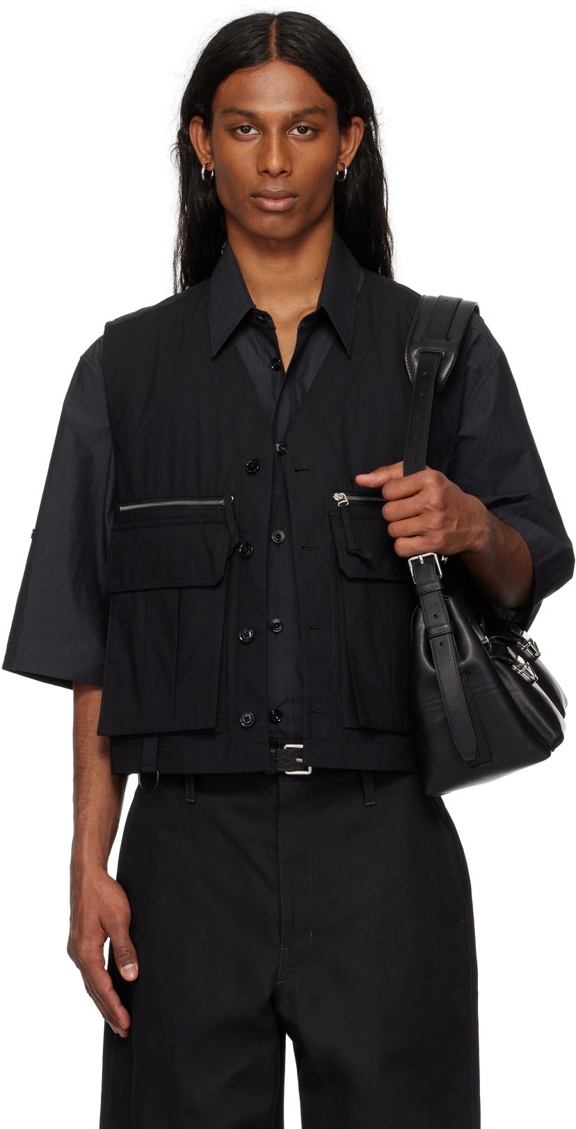 Liivi LEMAIRE Lemaire Technical Vest Musta | OW1116 LF1371