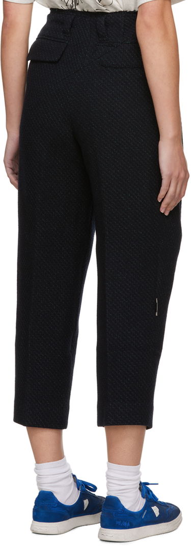 Housut ADER ERROR Raw Edge Cropped Trousers Musta | BMADFWSA0201BK, 2