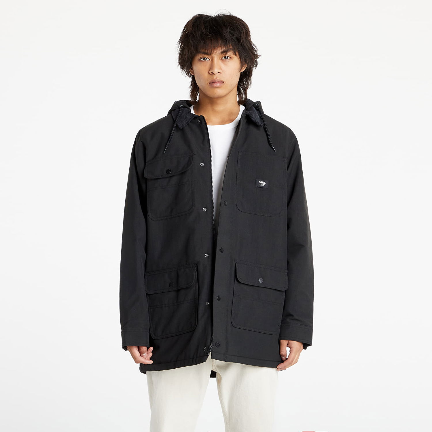 Takit Vans Drill Chore Coat Long Mte-1 Musta | VN0A5FP9BLK1, 0