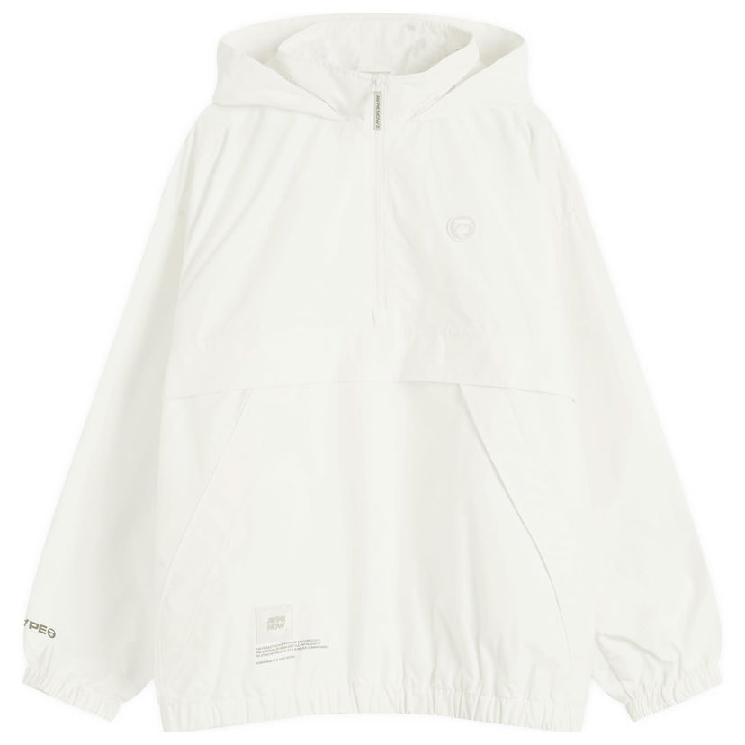 Tuulitakki AAPE by A Bathing Ape AAPE Now Anorak Jacket Valkoinen | AAPLJM7705XX-IVO