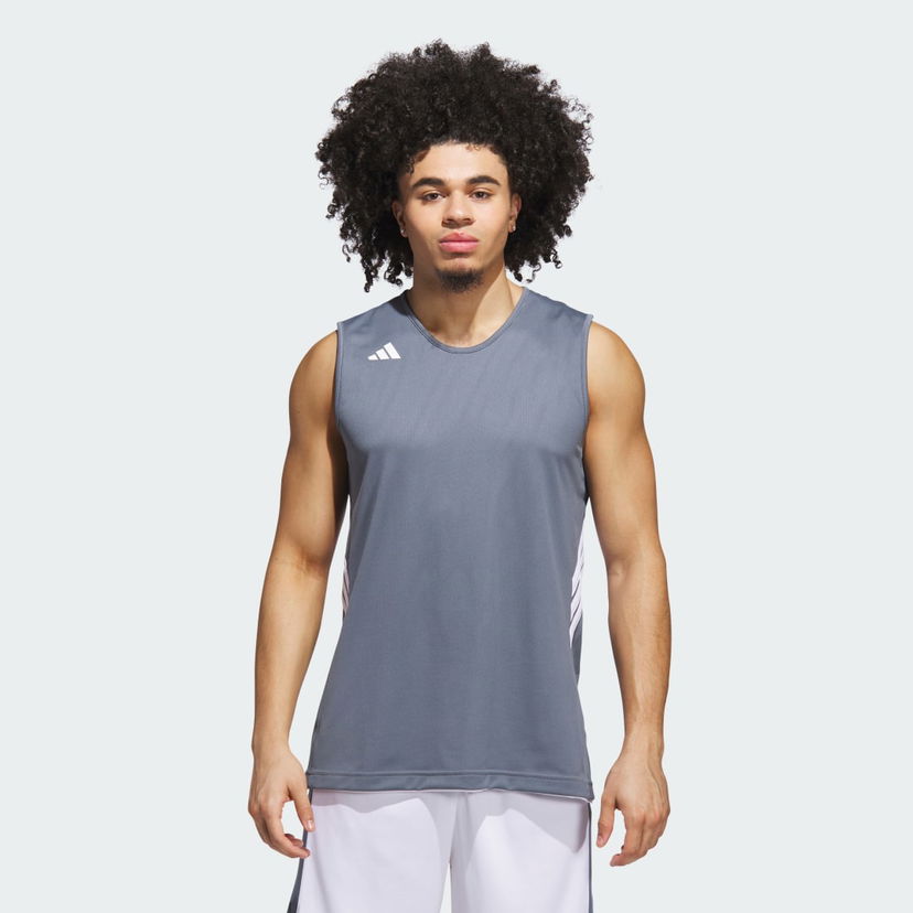 Tankkitoppi adidas Performance 3G Speed Reversible Basketball Jersey Harmaa | JM5095