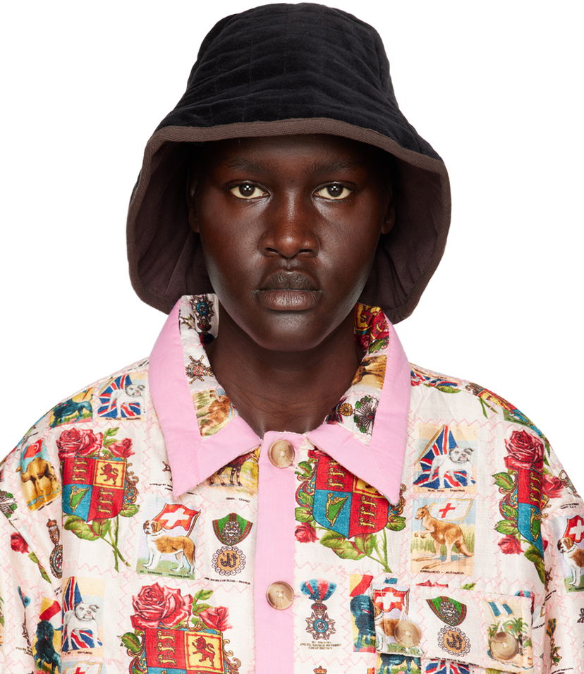 Hattu Bode Reversible Bucket Hat Musta | MRF22AC017