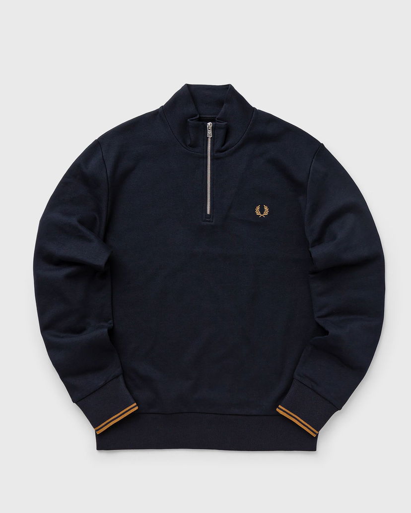 Huppari Fred Perry HALF ZIP SWEATSHIRT Tummansininen | M3574-R63