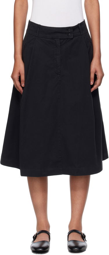 Hame A.P.C. A.P.C. Deborah Midi Skirt Musta | COHKU-F06453, 0