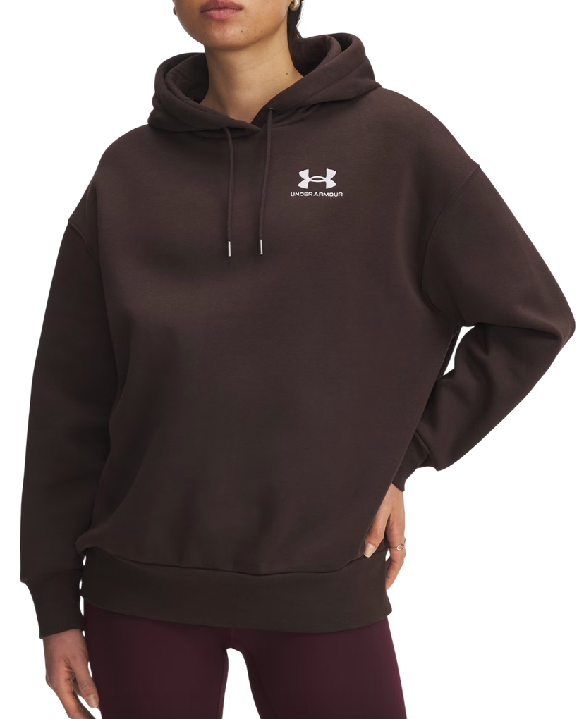 Huppari Under Armour Icon Fleece Oversized Hoodie Ruskea | 1379495-246