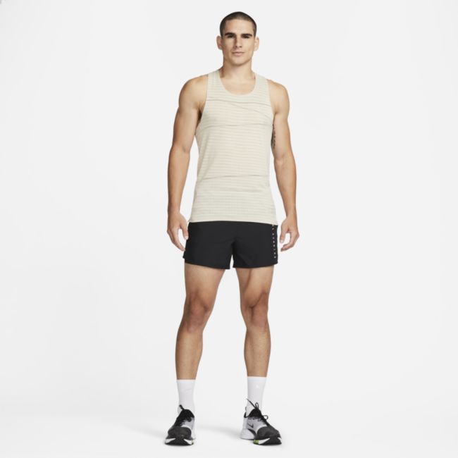 Tankkitoppi Nike Dri-FIT ADV Run Division Pinnacle Running Tank Ruskea | DQ4774-206, 0