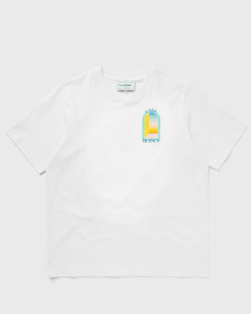 T-paita Casablanca L'ARC COLORE PRINTED T-SHIRT Valkoinen | U-MPF24-JTS-001-01