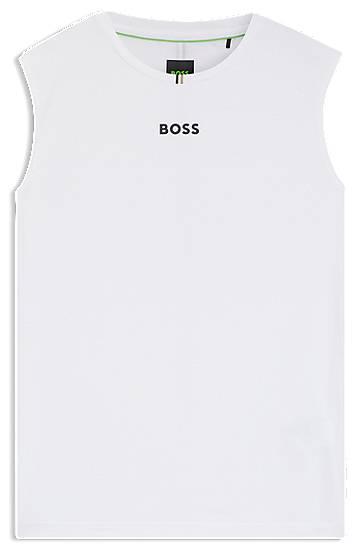 Tankkitoppi BOSS BOSS Active Stretch Tank Top Valkoinen | 50543351