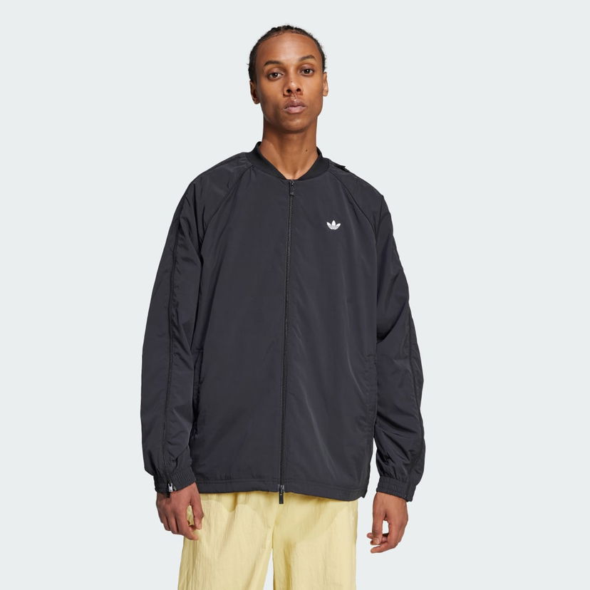 Bomber-takki adidas Performance Adilenium Season 3 Oversized SST Track Jacket Musta | JX1618