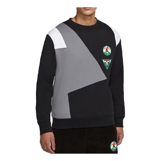 Villapaita Jordan Jordan Contrast Warm Basketball Sweater Musta | CT3567-010