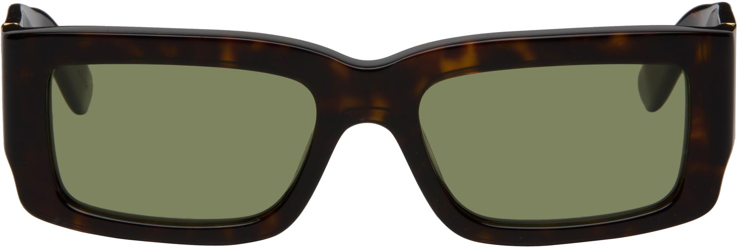 Aurinkolasit RETROSUPERFUTURE RETROSUPERFUTURE Notte Square Sunglasses Ruskea | 7IO, 0
