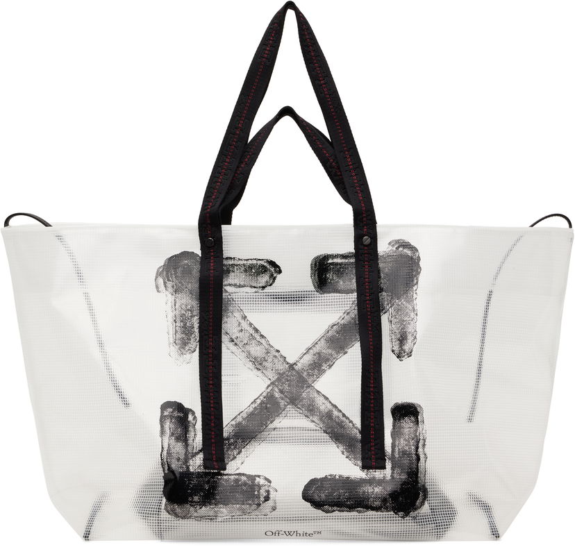 Kangaskassi Off-White Off-White Ripstop Day Off Tote Bag Valkoinen | OMNA20KS25FAB0017910