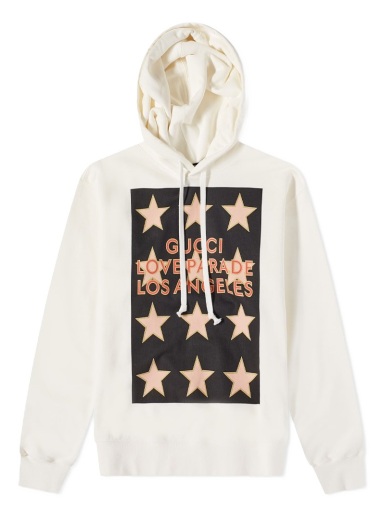 Huppari Gucci Love Parade LA Popover Hoody Beige | 646953-XJEQH-9275