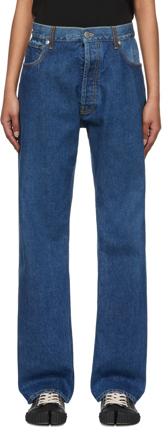 Jeans Maison Margiela Maison Margiela Oversized Jeans Sininen | S51LA0155 S30561