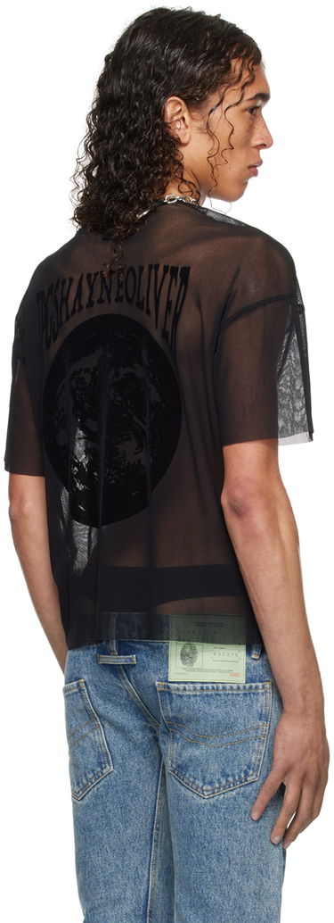 T-paita Jean Paul Gaultier Shayne Oliver Edition Mesh T-Shirt Musta | 24/27-U-TS081I-T001-0000, 2