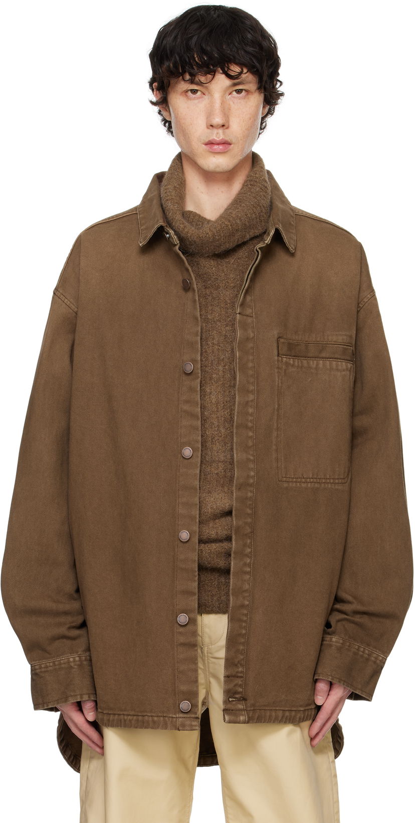 Paita Entire Studios Herculean Shirt Ruskea | ES2564MS