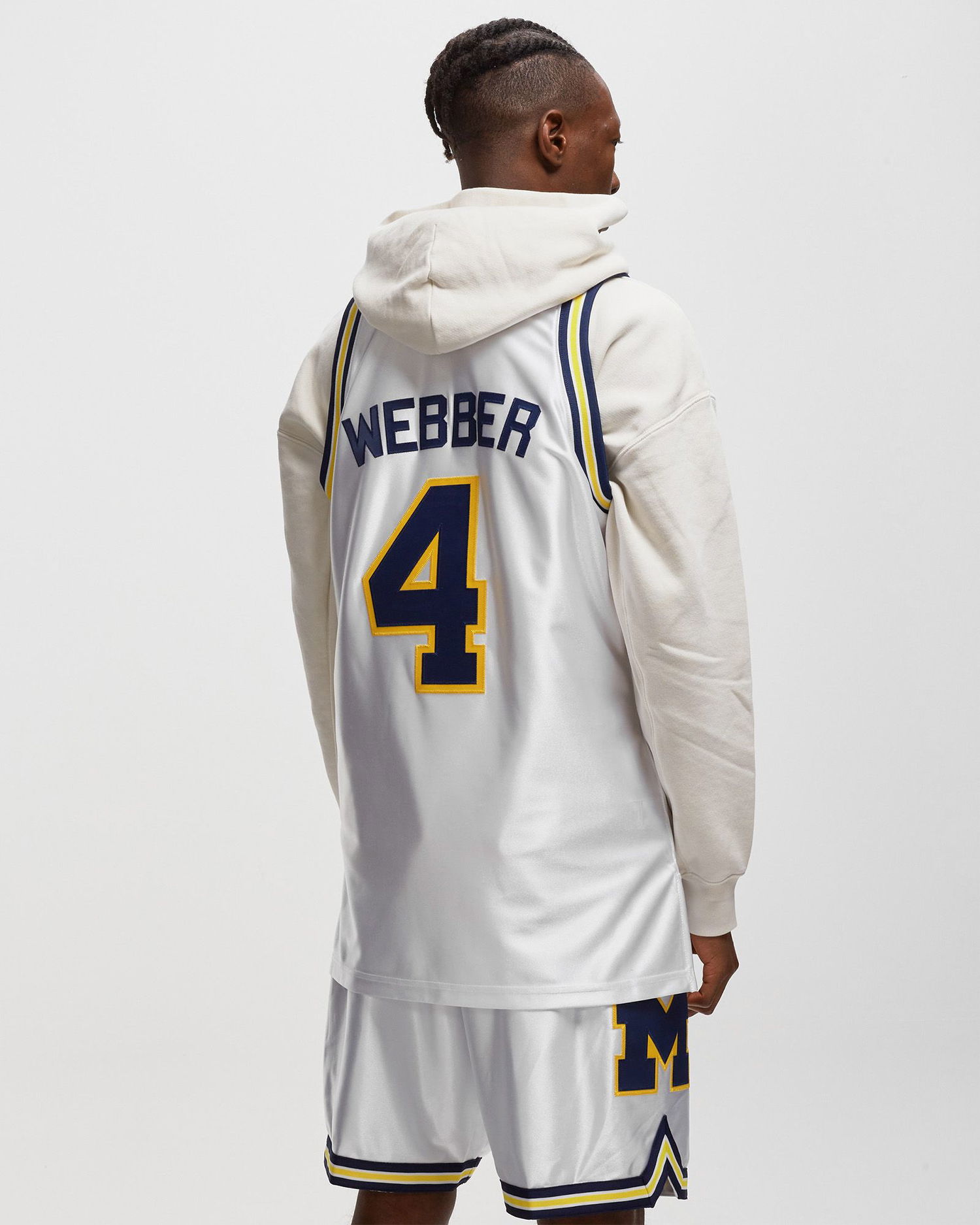 Jersey Mitchell & Ness NCAA AUTHENTIC JERSEY MICHIGAN 1991-92 CHRIS WEBBER #4 Valkoinen | AJY55329-UMI91CWEWHIT, 1