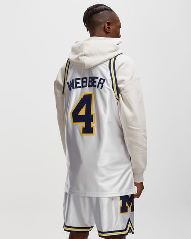 Jersey Mitchell & Ness NCAA AUTHENTIC JERSEY MICHIGAN 1991-92 CHRIS WEBBER #4 Valkoinen | AJY55329-UMI91CWEWHIT, 1