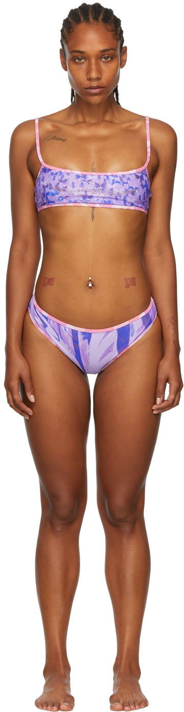 Uimapuvut Collina Strada Collina Strada Exclusive Recycled Nylon Bikini Violetti | XX2120